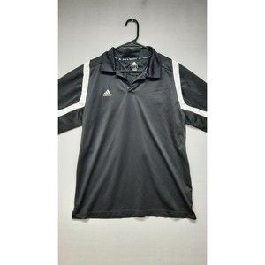 Adidas Golf Men's Size Large Black Short Sleeve Polyester Polo Shirt